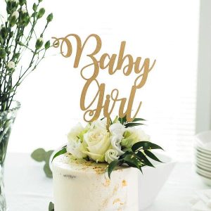 Baby Shower Kakkukoristeet | Baby girl | It's a boy