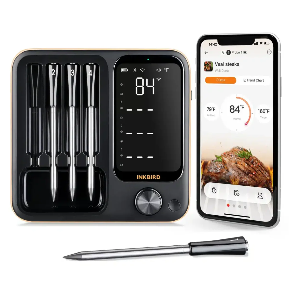 Inkbird INT-14-BW paistomittari - Image 2